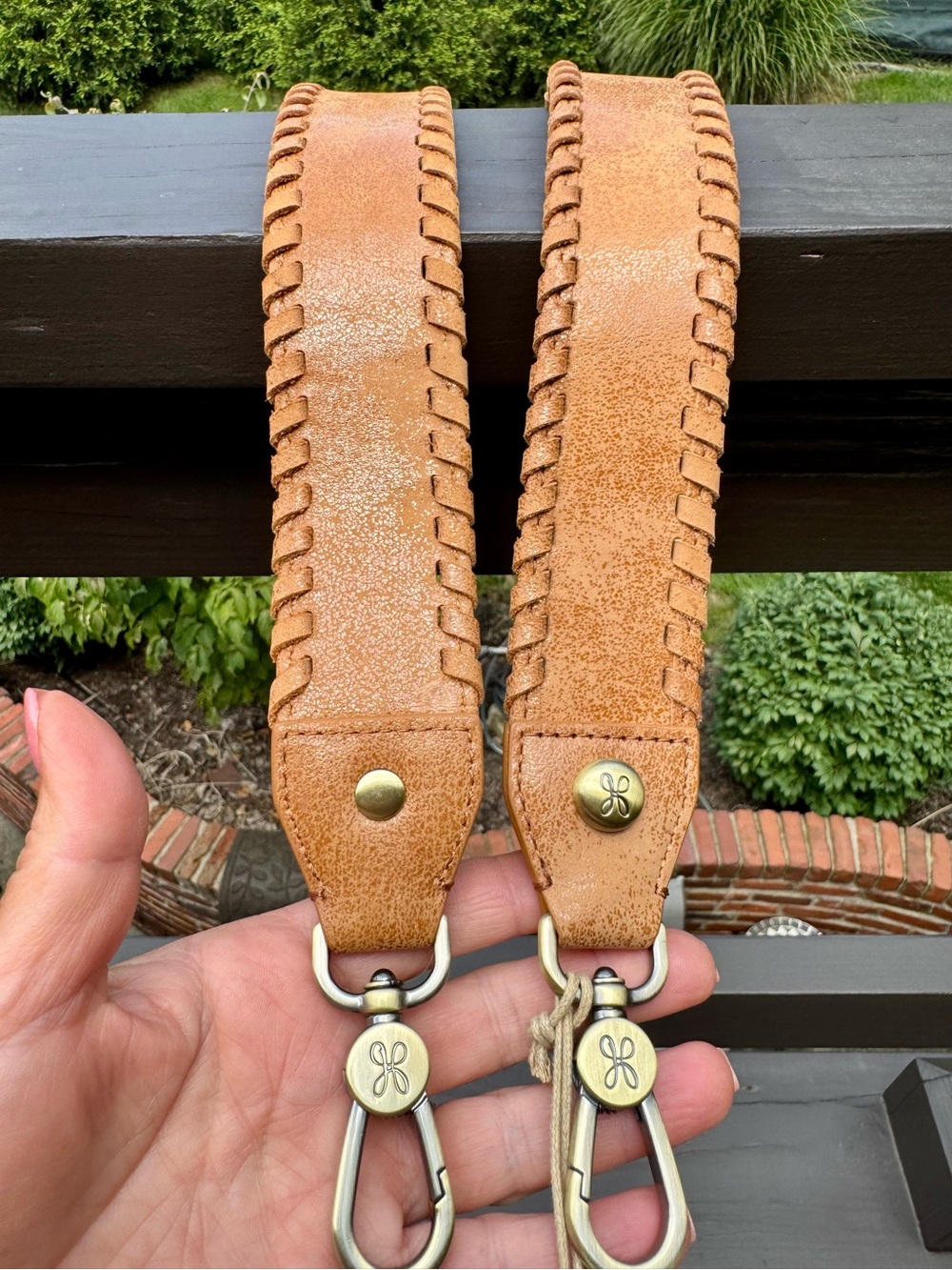 HOBO Whipstitch Guitar Strap - Leather Replacement Strap for Bag Purse Tote - Picture 7 of 16